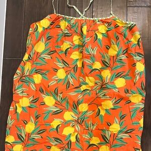 Printfresh Orange Cami nightgown, 4x